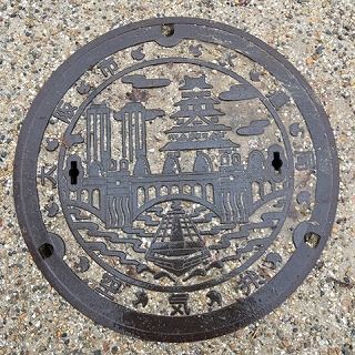 大阪城マンホール
