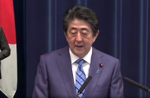 安倍首相会見