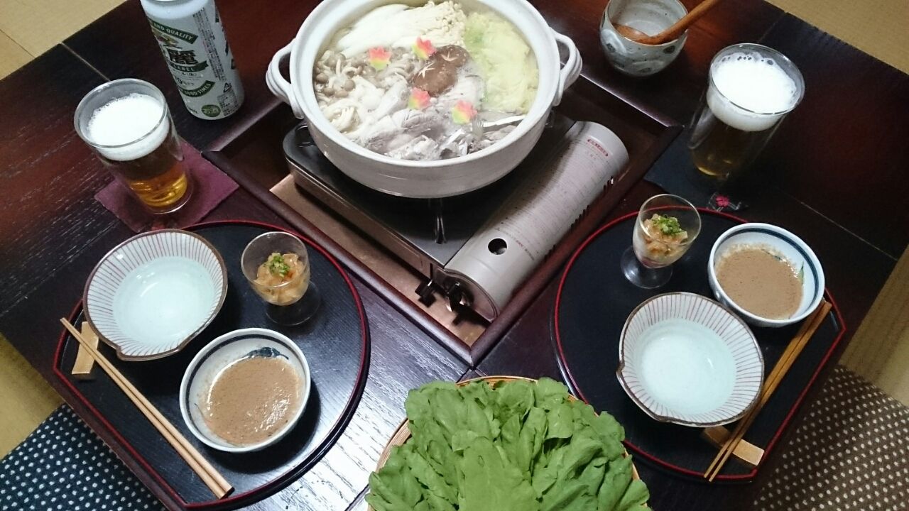 カワハギ鍋 毎日がごちそうさま
