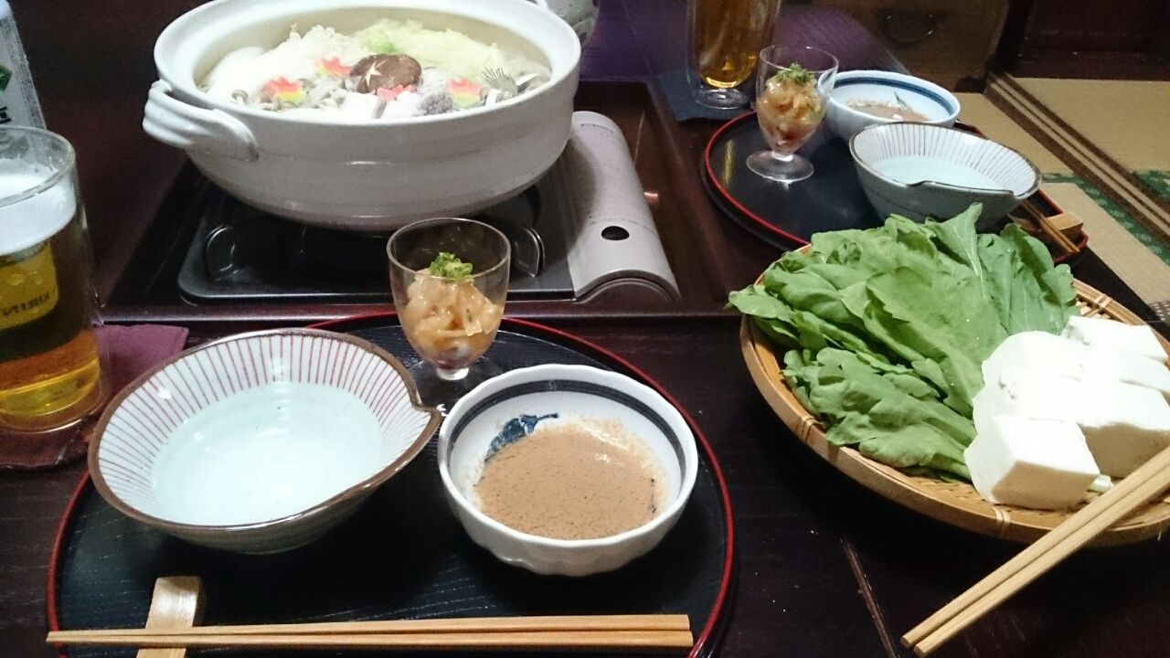 カワハギ鍋 毎日がごちそうさま
