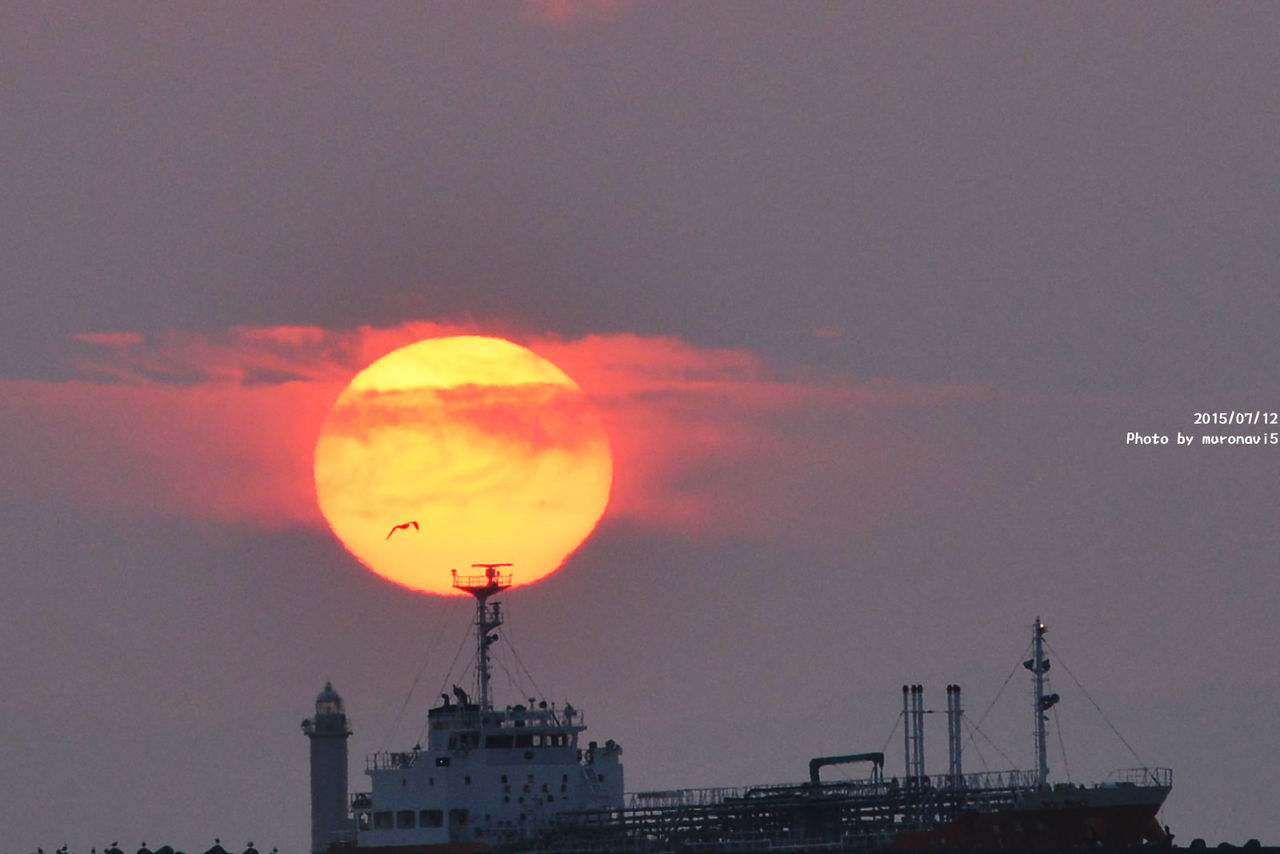 でっかい太陽と夕日 室蘭近郊の情報blog