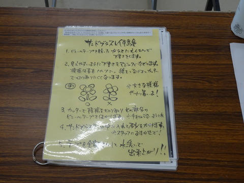 ものづくり2023_サンドブラスト説明
