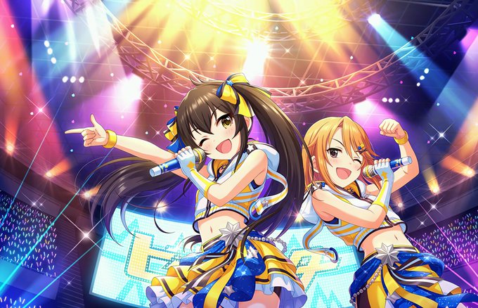 アイドルマスター シンデレラガールズ 結城晴 + 的場梨沙 ビートシューター デレステ」輝け！ビートシューター (Game ver.) 結城晴、的場