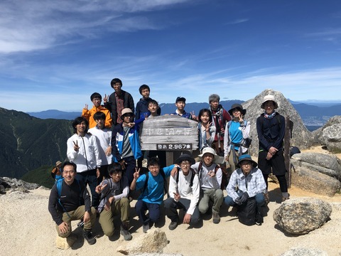 12 甲斐駒ヶ岳集合1