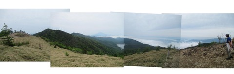 親不知の頭からの景色