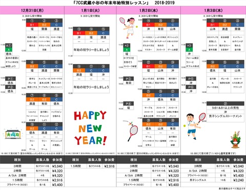 18-19年末年始特別レッスン媒体