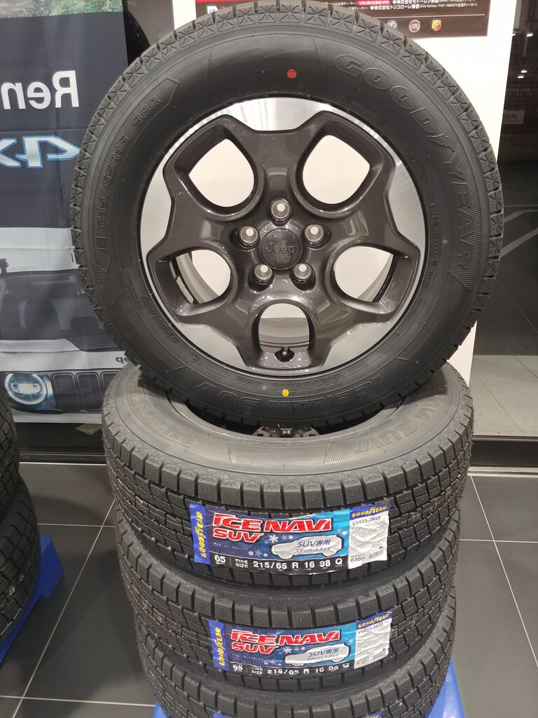 スタットレスタイヤの準備 ジープ府中スタッフブログ Jeep Official Dealer Site