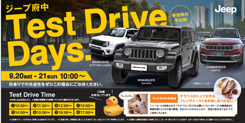 Test Drive days