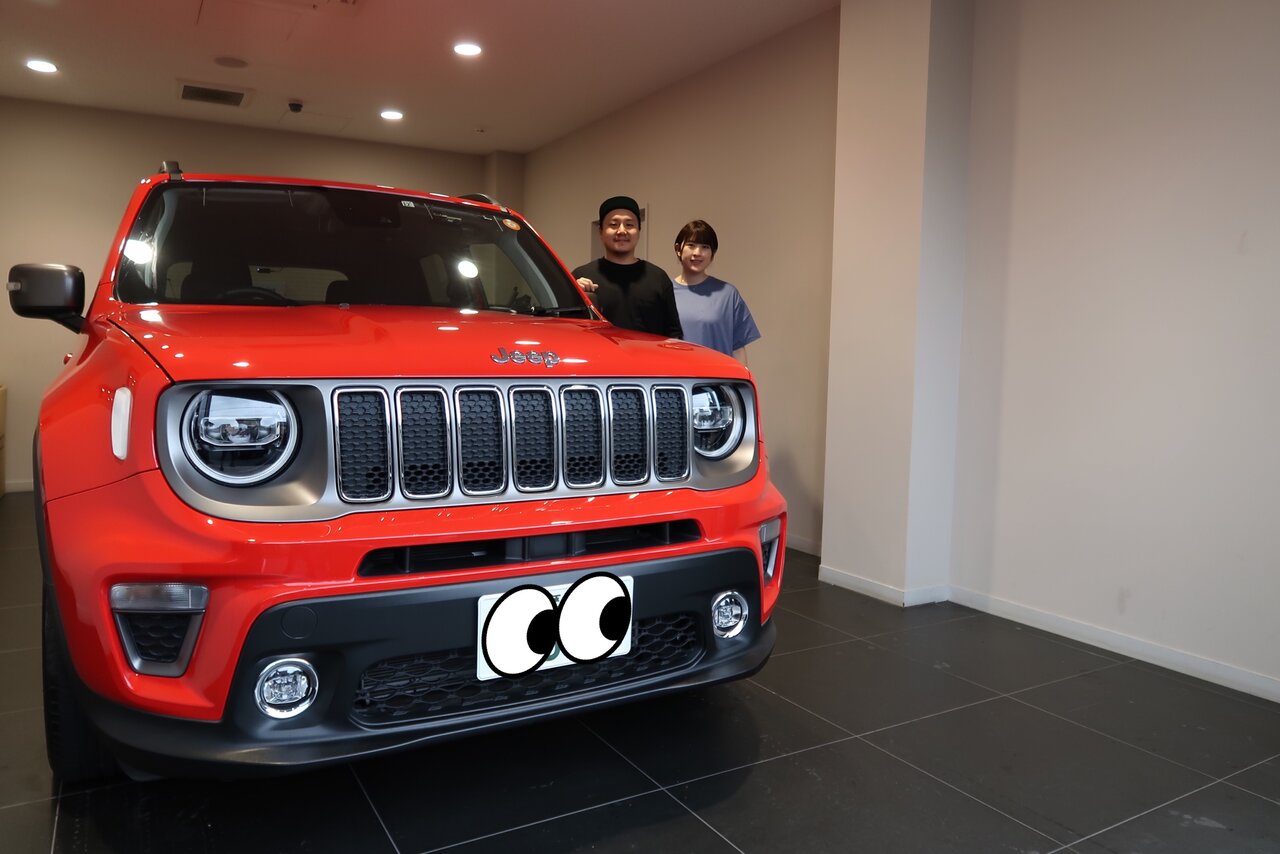 レネゲ－ド ご納車です｜ジープ府中スタッフブログ｜Jeep Official 
