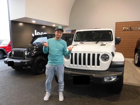 納車感謝 19 Jl ラングラーアンリミテッド サハラ ジープ浦和 うらわでわらう ジープ浦和