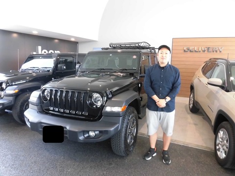 納車感謝 新型 ジープ ﾗﾝｸﾞﾗｰｱﾝﾘﾐﾃｯﾄﾞ 2lﾀｰﾎﾞ ジープ浦和 うらわでわらう ジープ浦和