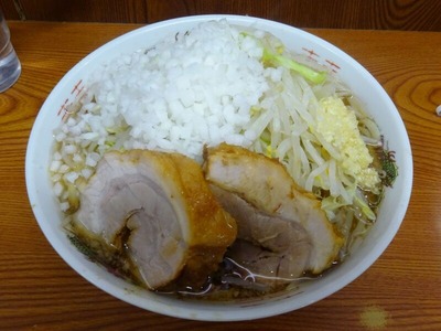 ラーメン+刻みタマネギ