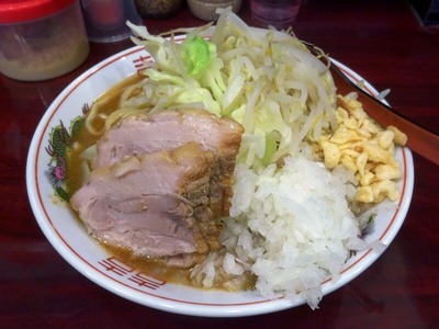 らーめん 普通盛+味噌タマ