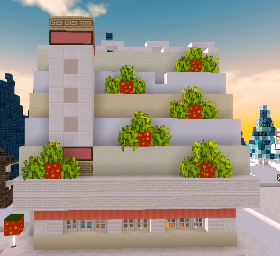 共同クリスマス建築 4 みゅーずのマイクラ