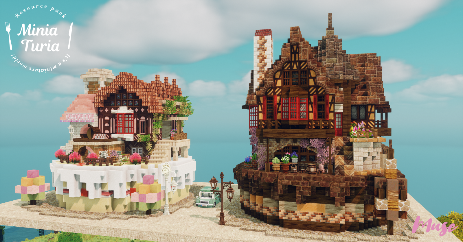 Miniaturia 1 12 2 テスト版建築 2 みゅーずのマイクラ