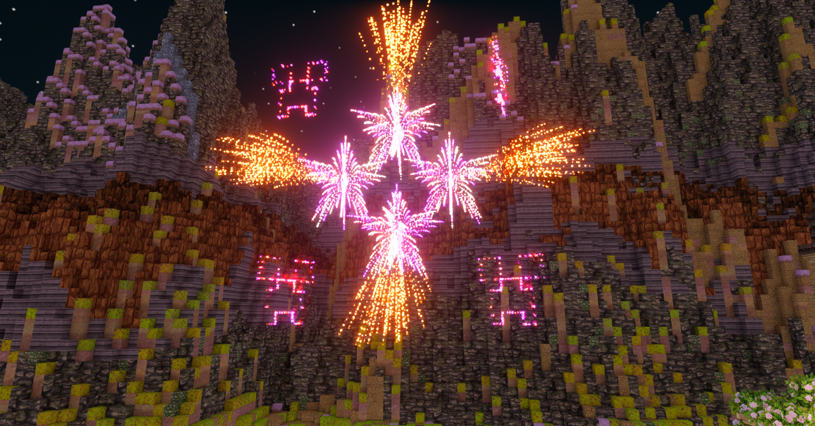 Minecraft Je 1 12 2でコマンドブロックを使った花火の作成方法 みゅーずのマイクラ
