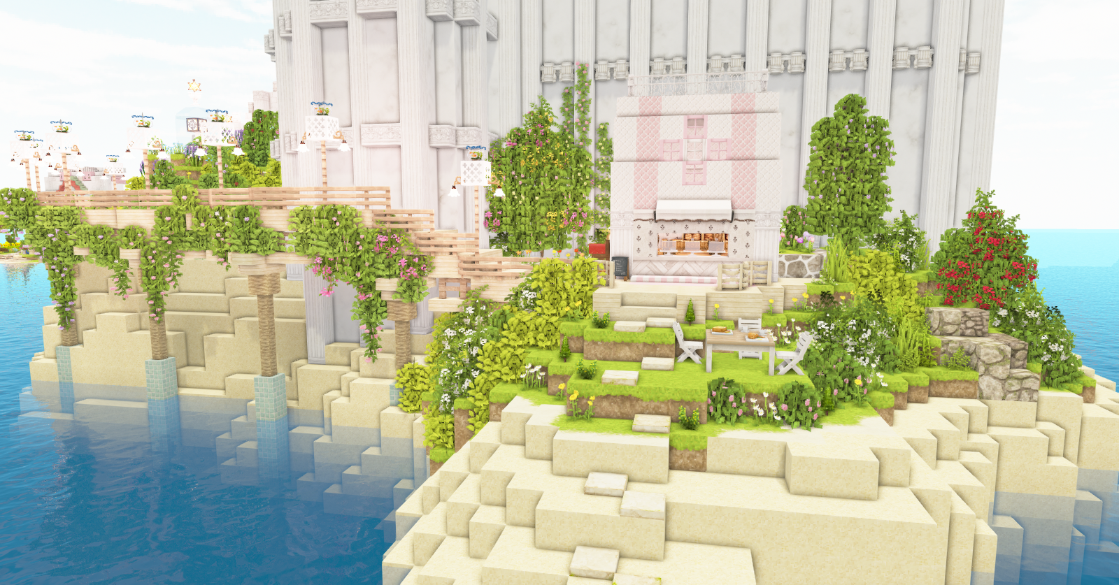 Cocricot1 12 2でかわいい島をつくってみました 配布ワールド みゅーずのマイクラ Cocricot1 12 2でかわいい島をつくってみました 配布ワールド みゅーずのマイクラ