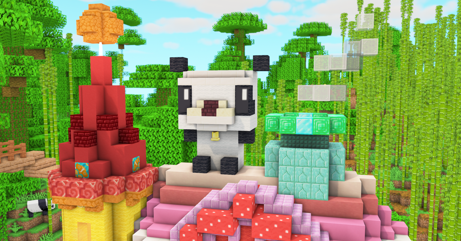 Minecraftの建築コンテストに参加作品 パンダさんと住むおうち を作る みゅーずのマイクラ Minecraftの建築コンテストに参加作品 パンダさんと住むおうち を作る みゅーずのマイクラ