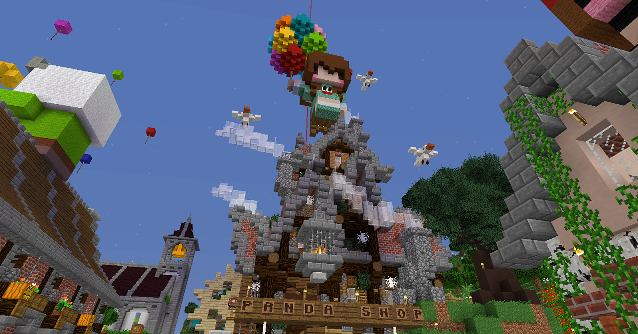 バニラ大陸さんに観光にいく みゅーずのマイクラ