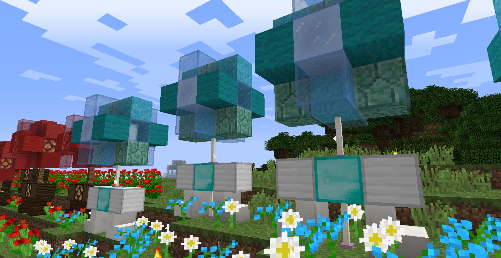 みゅーず村に花を植える みゅーずのマイクラ みゅーず村に花を植える みゅーずのマイクラ
