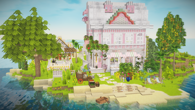 Cocricot1 12 2で夏の島を作る みゅーずのマイクラ