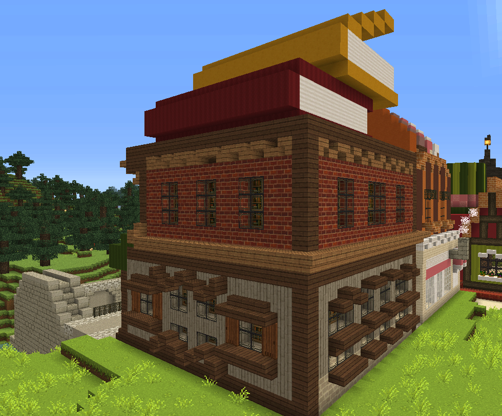 マイン村に本屋さんを作る みゅーずのマイクラ