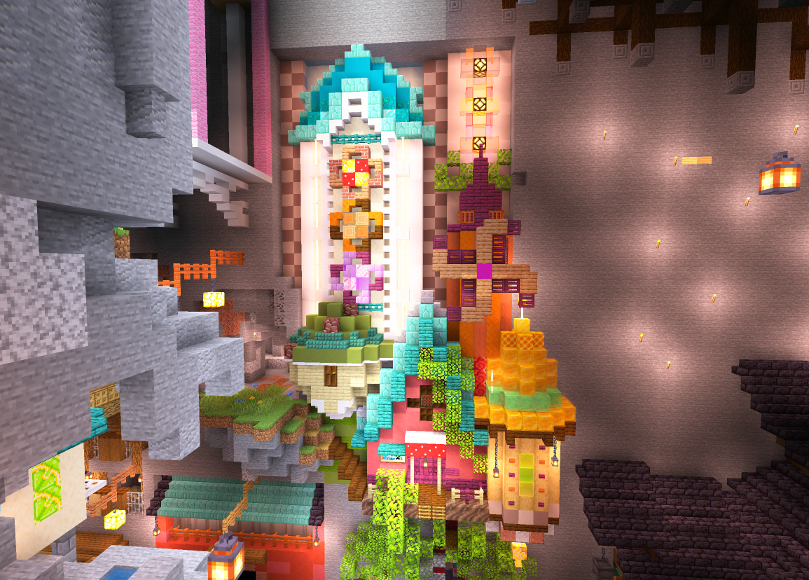 Minecraft違法建築イベントと Chouchoutexの建築 みゅーずのマイクラ