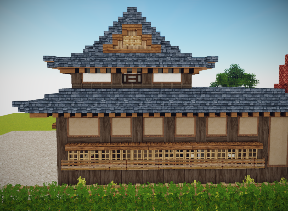 和風建築 Miniaturiaテスター作品 みゅーずのマイクラ