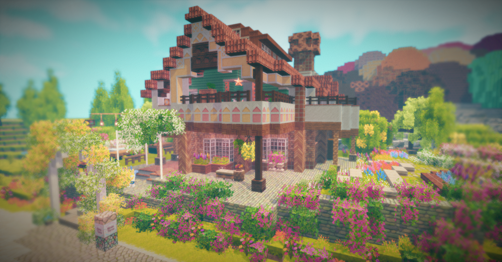 チュリニア島に夏の別荘を作る みゅーずのマイクラ