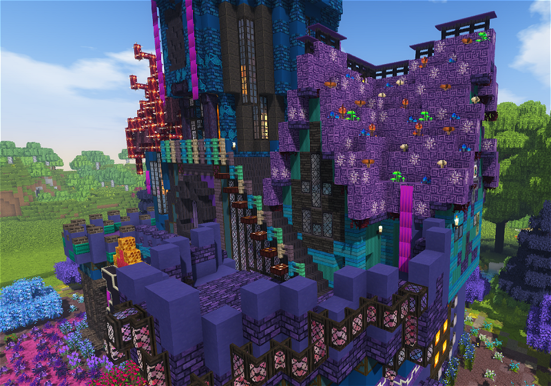 マイン村に魔女のおうちを作る 外装編 みゅーずのマイクラ