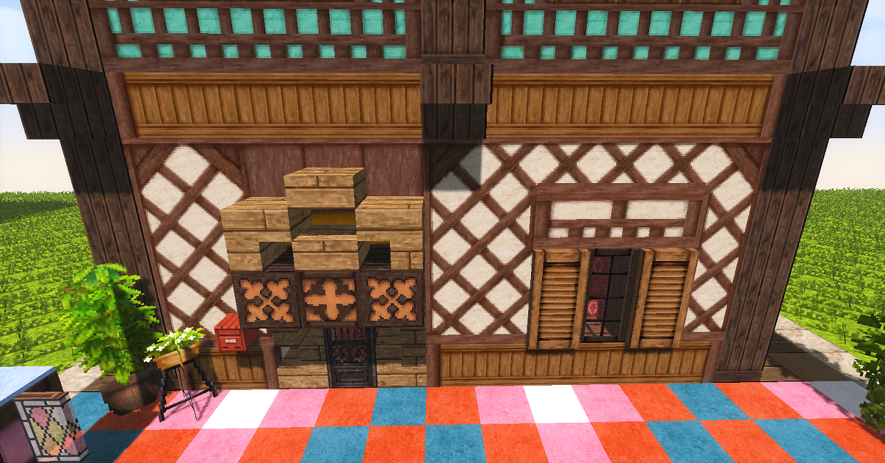 はやな鯖にアイスの家を作る みゅーずのマイクラ