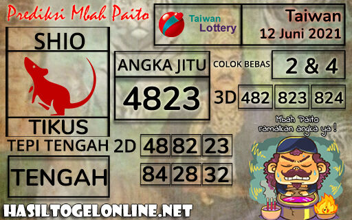Prediksi Togel Taiwan 12 Juni 2021 Museumtoto Agen Togel Online