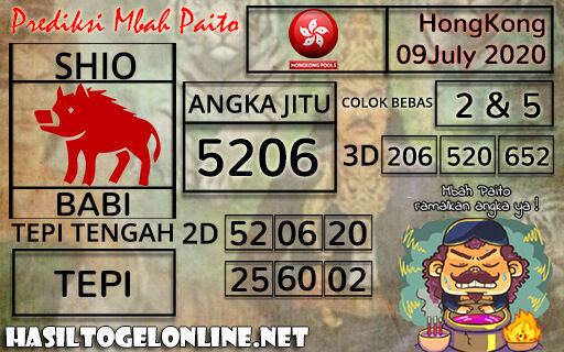 Prediksi Togel Hongkong 09 July 2020 Museumtoto Agen Togel Online