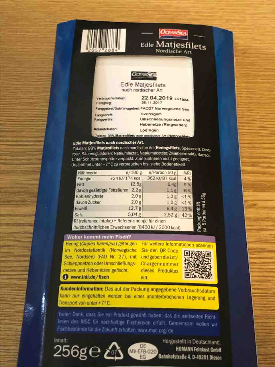 パック詰め塩漬けニシンを塩抜きする話 ドイツ はっちの蒸し豚