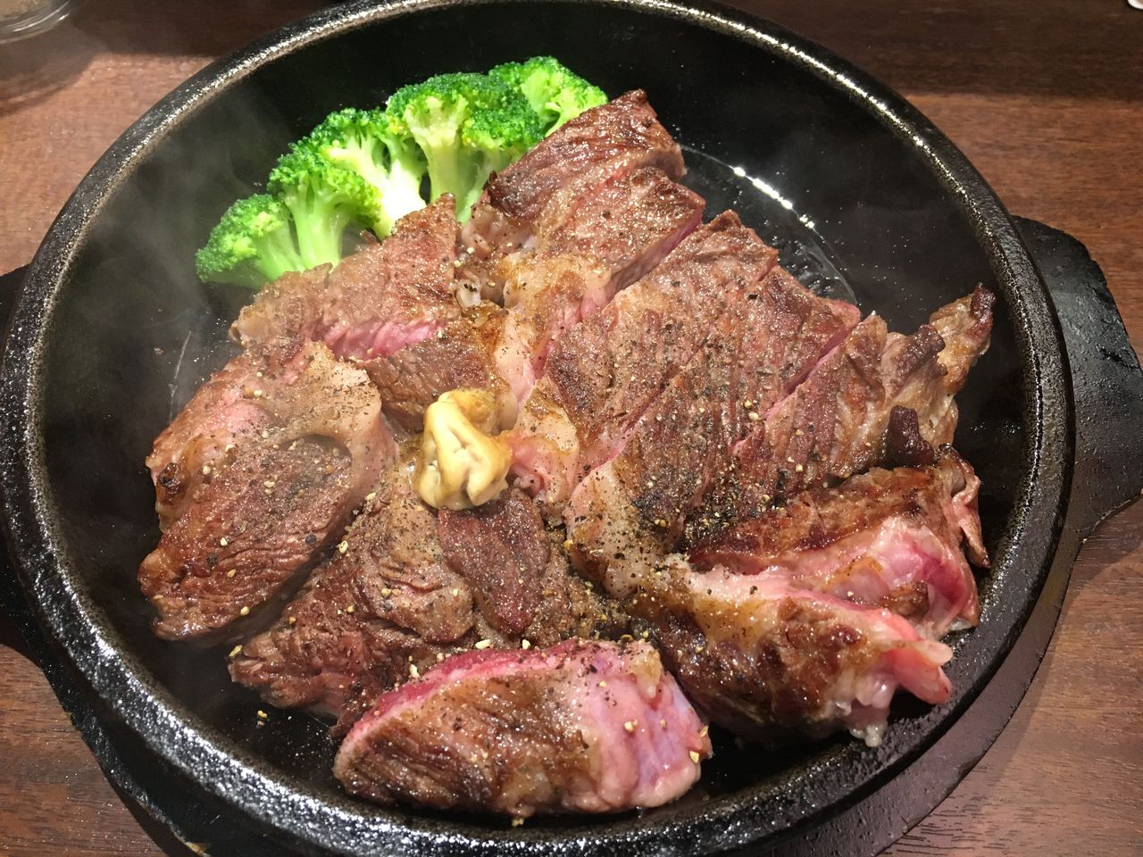 大当たり 柔らかワイルドステーキ いきなり ステーキ駒込店 はっちの蒸し豚