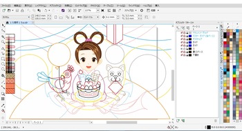 逆転裁判15周年お祝いトリオ(春美ちゃんサユリさんミサイルたん)0004