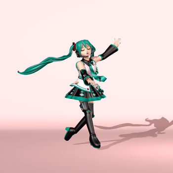 20230721初音ミク6頭身(全体修正前)