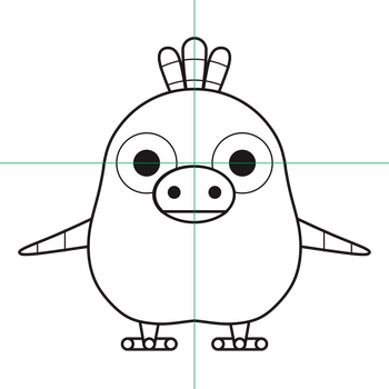 アカイサユリ三面図1