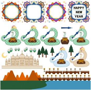0017Indiasnake_set