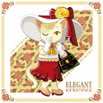 「ELEGANT」※オリジナル/Affinity Designer for PC 2 使用