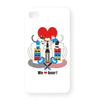 「We love beer!」5色 iPhone4Sオリジナルケース 2,625円