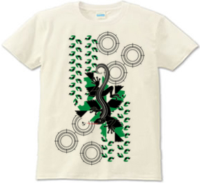 スナイパートカゲ(Sniper lizard)Tシャツnaturals