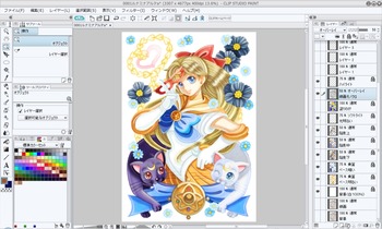 美少女女神セーラーヴィーナス-Gold-8陰影完成