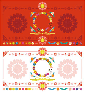 0015flowercirclesnake_set