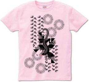 スナイパートカゲ(Sniper lizard)Tシャツlightpink