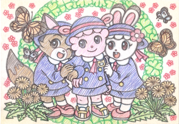 虫に捕まった猫 らむりん