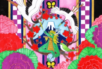 鶴と鶯と龍2