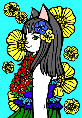 0043ハワイに行きたいハンニャb
