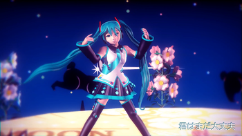 回る空うさぎ(初音ミク)3