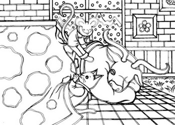 00471牛はコタツで丸くなる